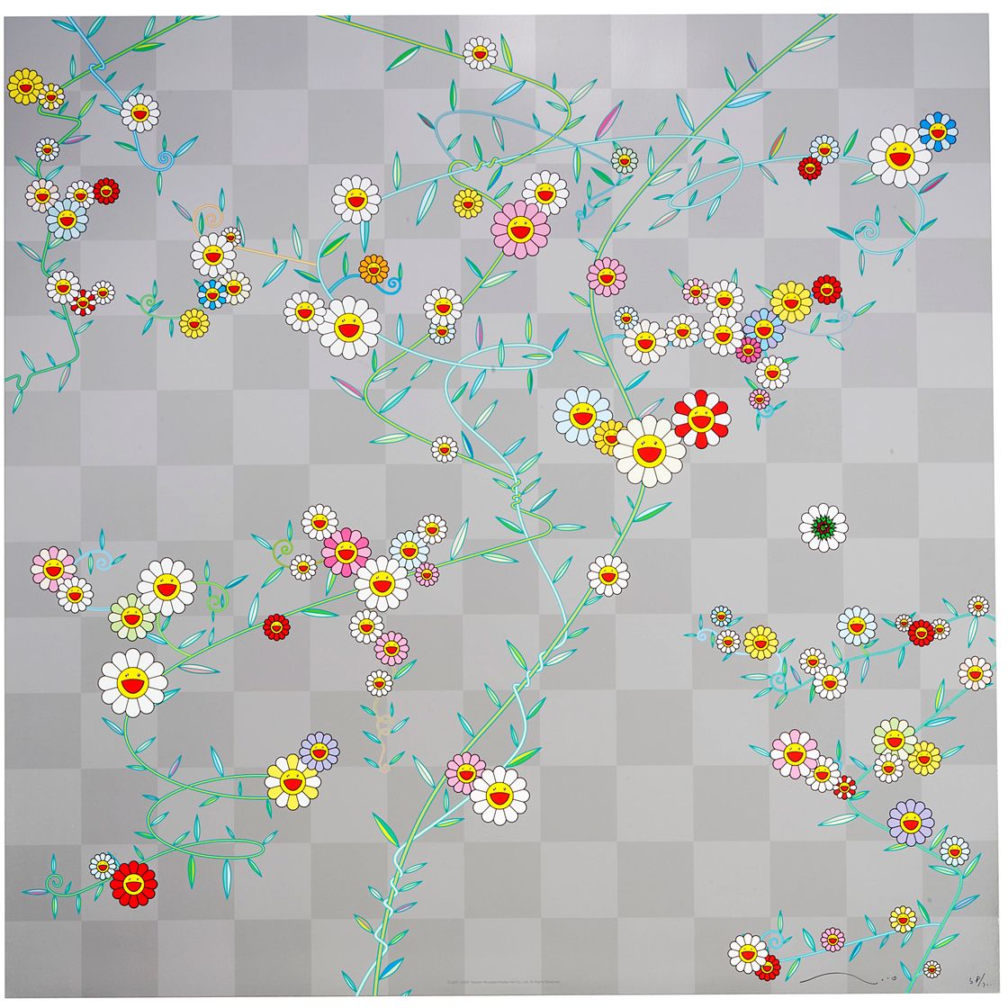 Takashi Murakami — Четыре гравюры художника