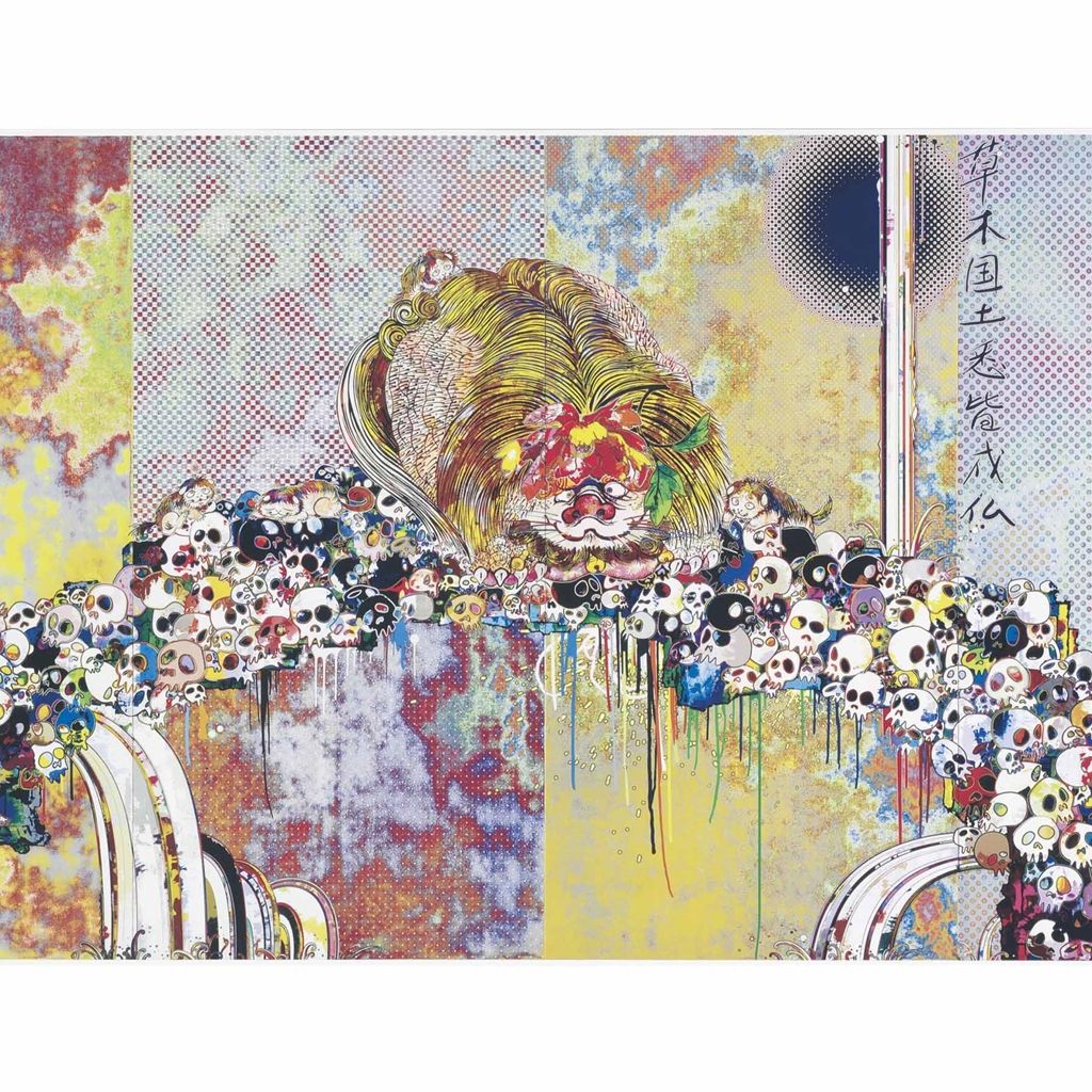 Takashi Murakami — С Китайскими Львами, Пионами, Черепами И Фонтанами