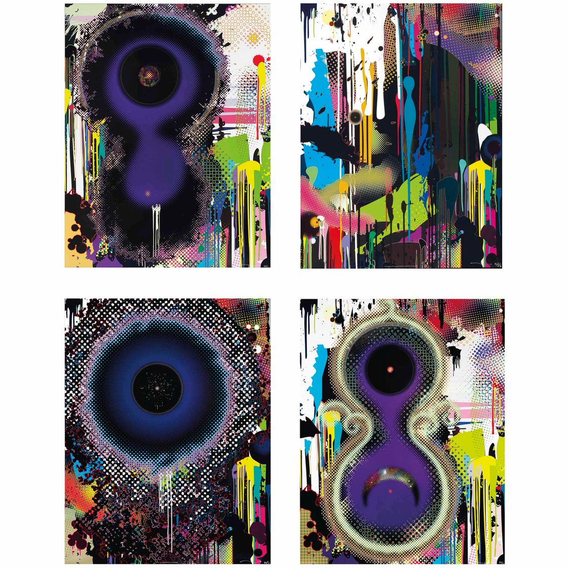 Takashi Murakami — Четыре гравюры художника