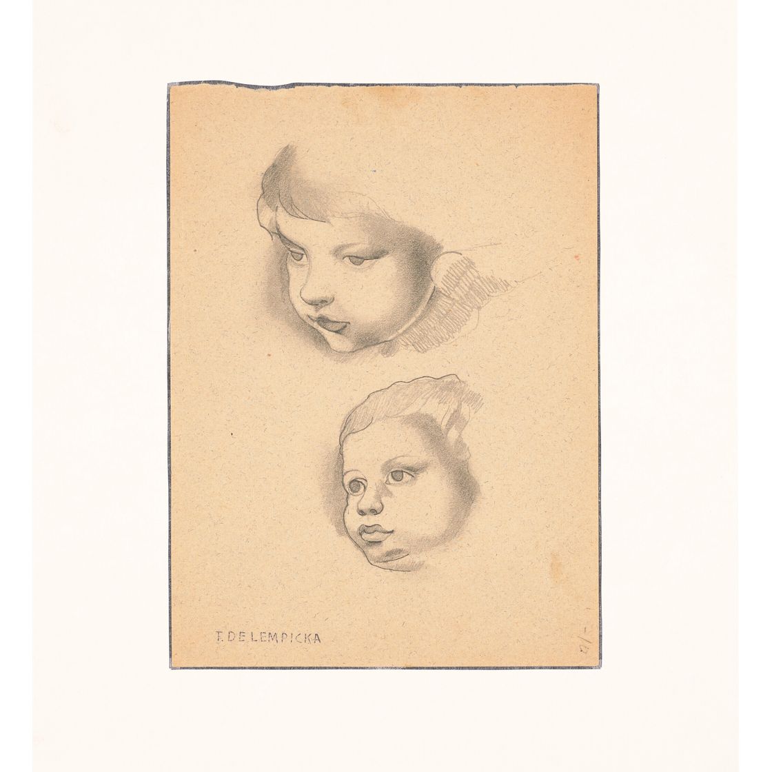 Tamara de Lempicka — Двое наедине с путти, изображение 2