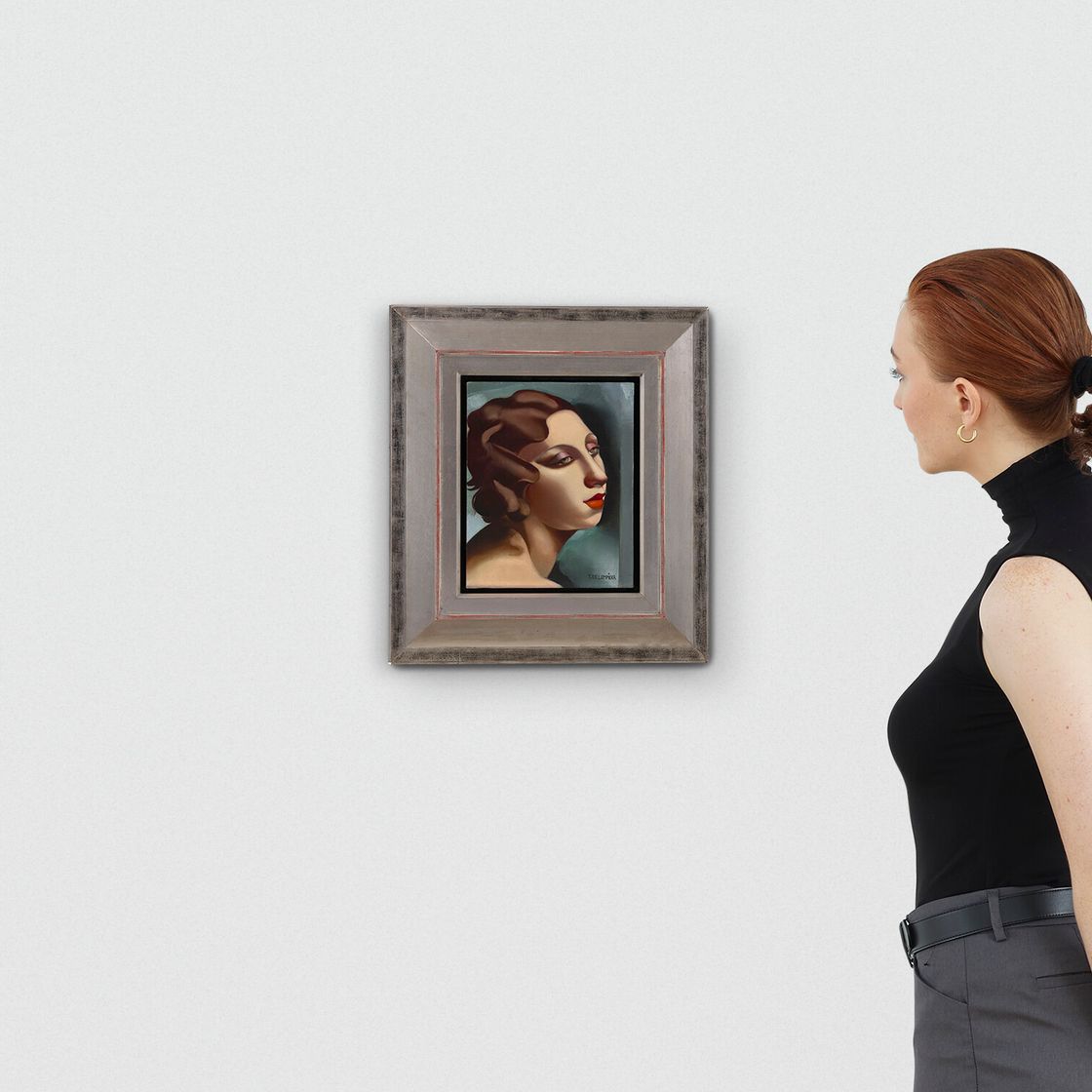 Tamara de Lempicka — Портрет молодой женщины, изображение 5