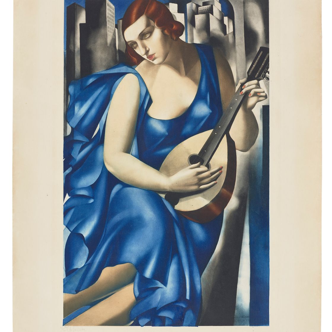 Tamara de Lempicka — Женщина на мандолине
