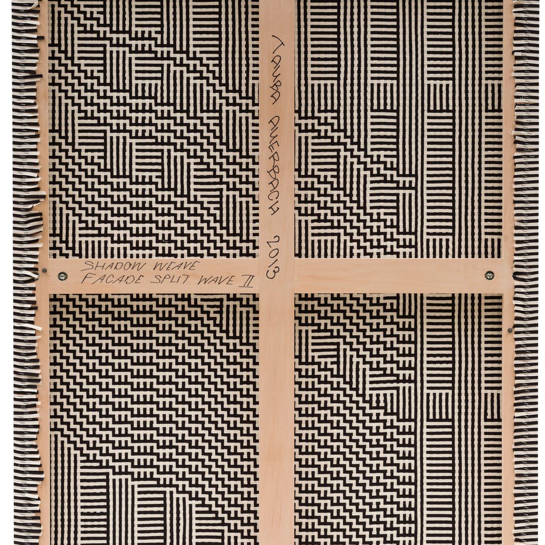 Tauba Auerbach — Теневое плетение - Фасадная разделенная волна II, изображение 2