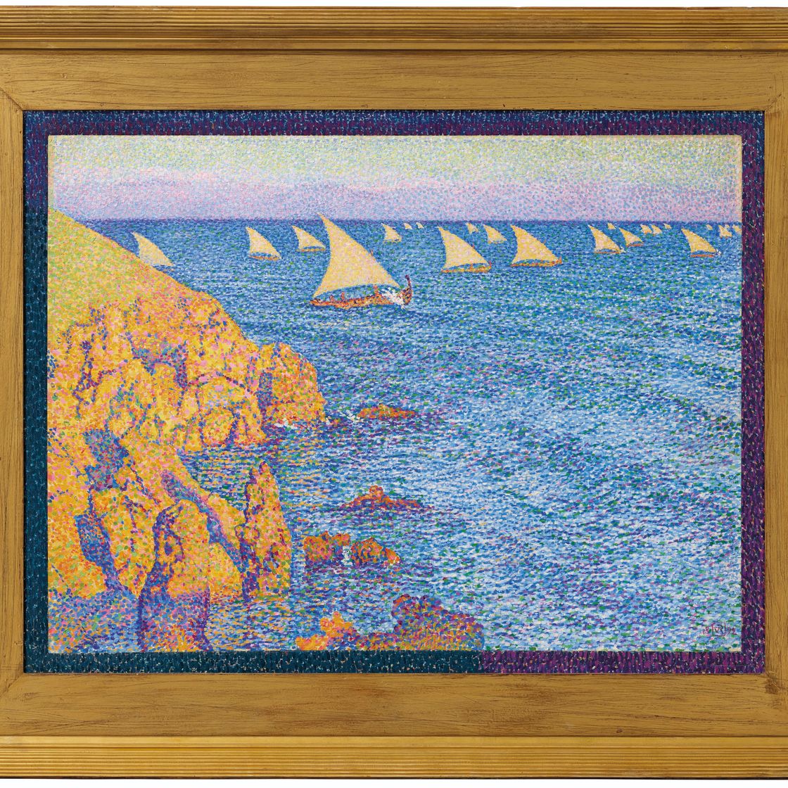 Theo van Rysselberghe — Барки пеше–Средиземноморье, изображение 2