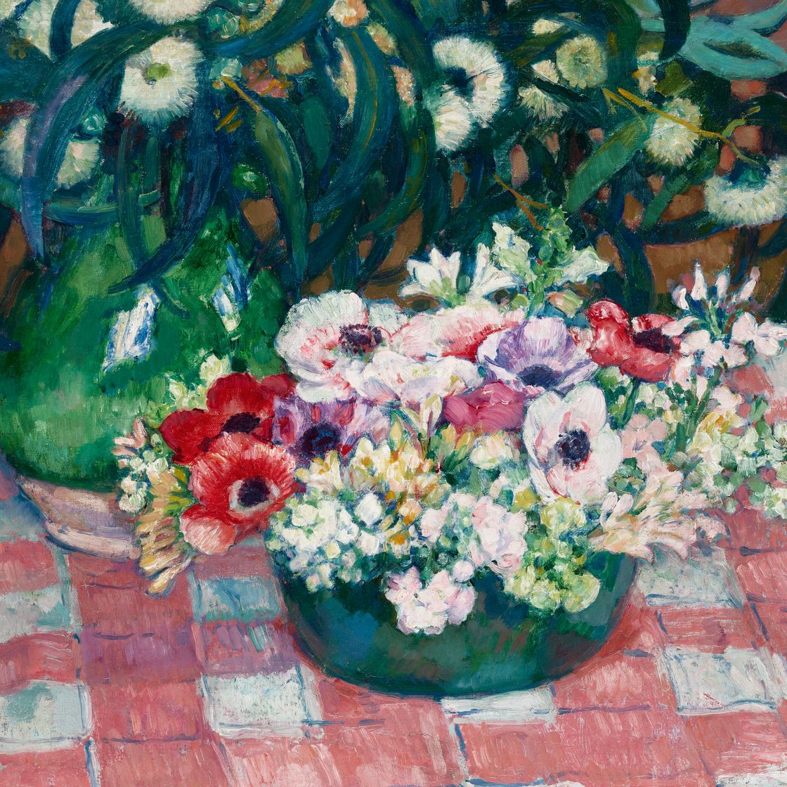 Theo van Rysselberghe — Анемоны и эвкалипты, изображение 1