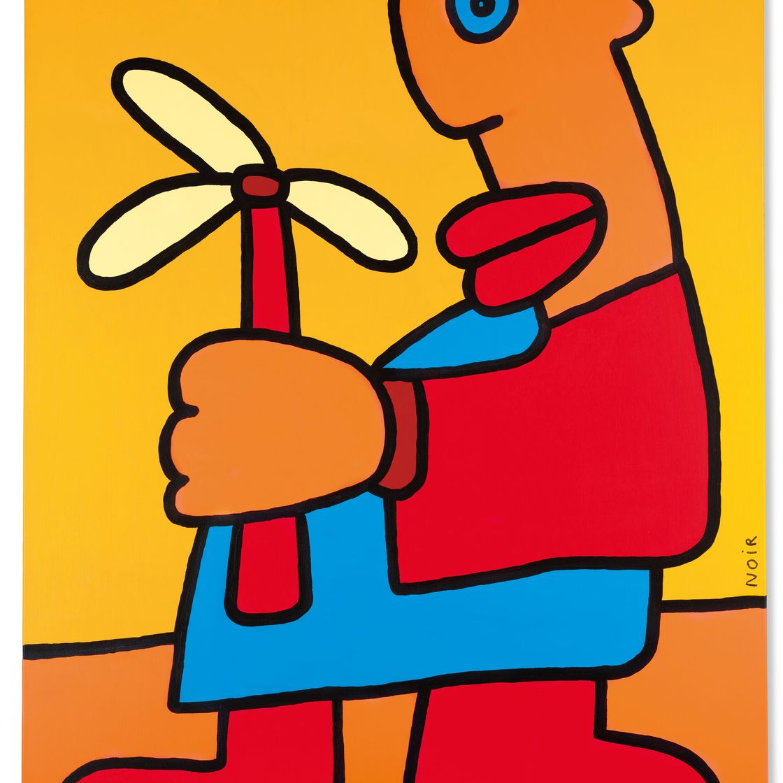 Thierry Noir — Я вижу, что мне нужно сделать на обратном пути. Это беговая дорожка - мой маленький тропический двор.