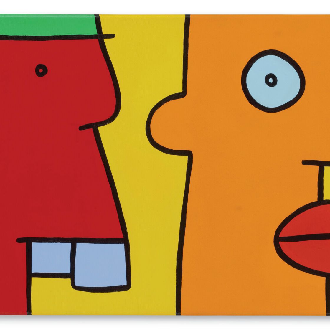 Thierry Noir — Мы ждем следующего поезда метро. Возможно, там будет немного меньше народу