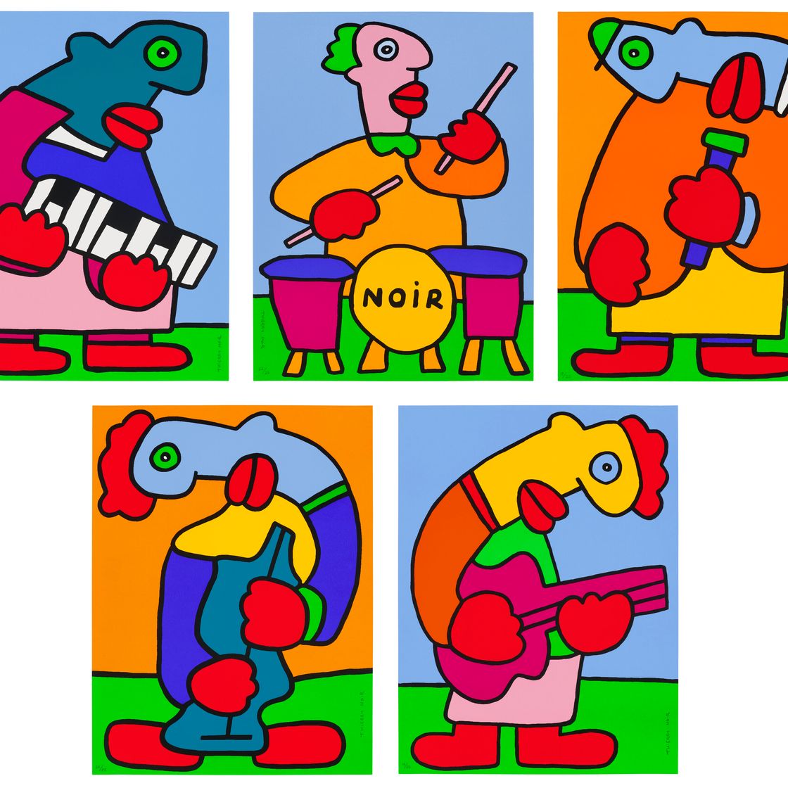Thierry Noir — Музыканты