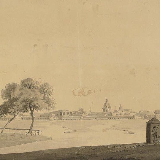 Thomas Daniell — Часть Черного города, Мадрас, 1792 год