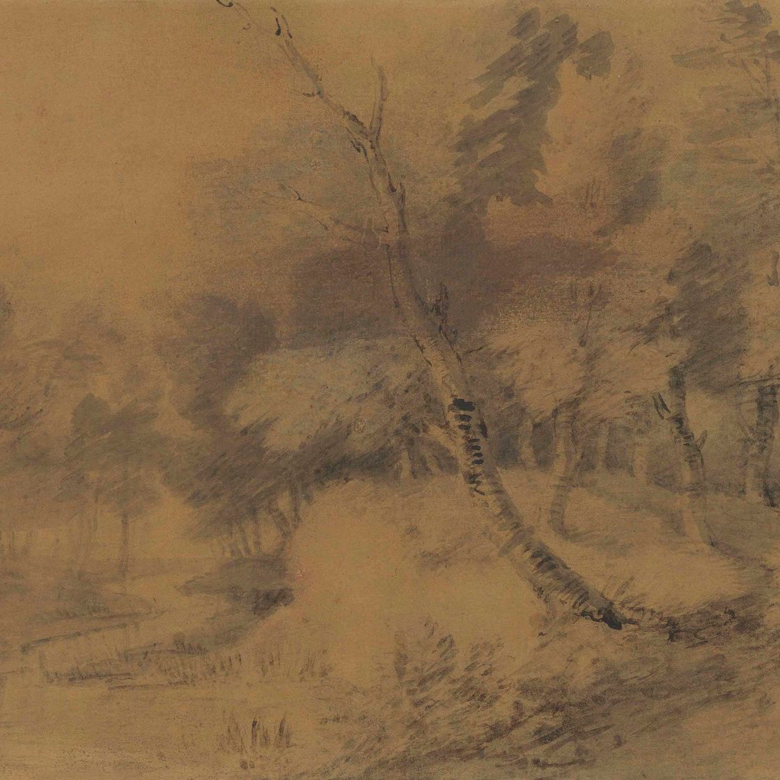 Thomas Gainsborough — Ручей в лесистом ландшафте
