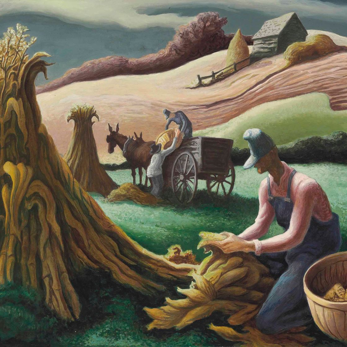 Thomas Hart Benton — Осенний Озарк