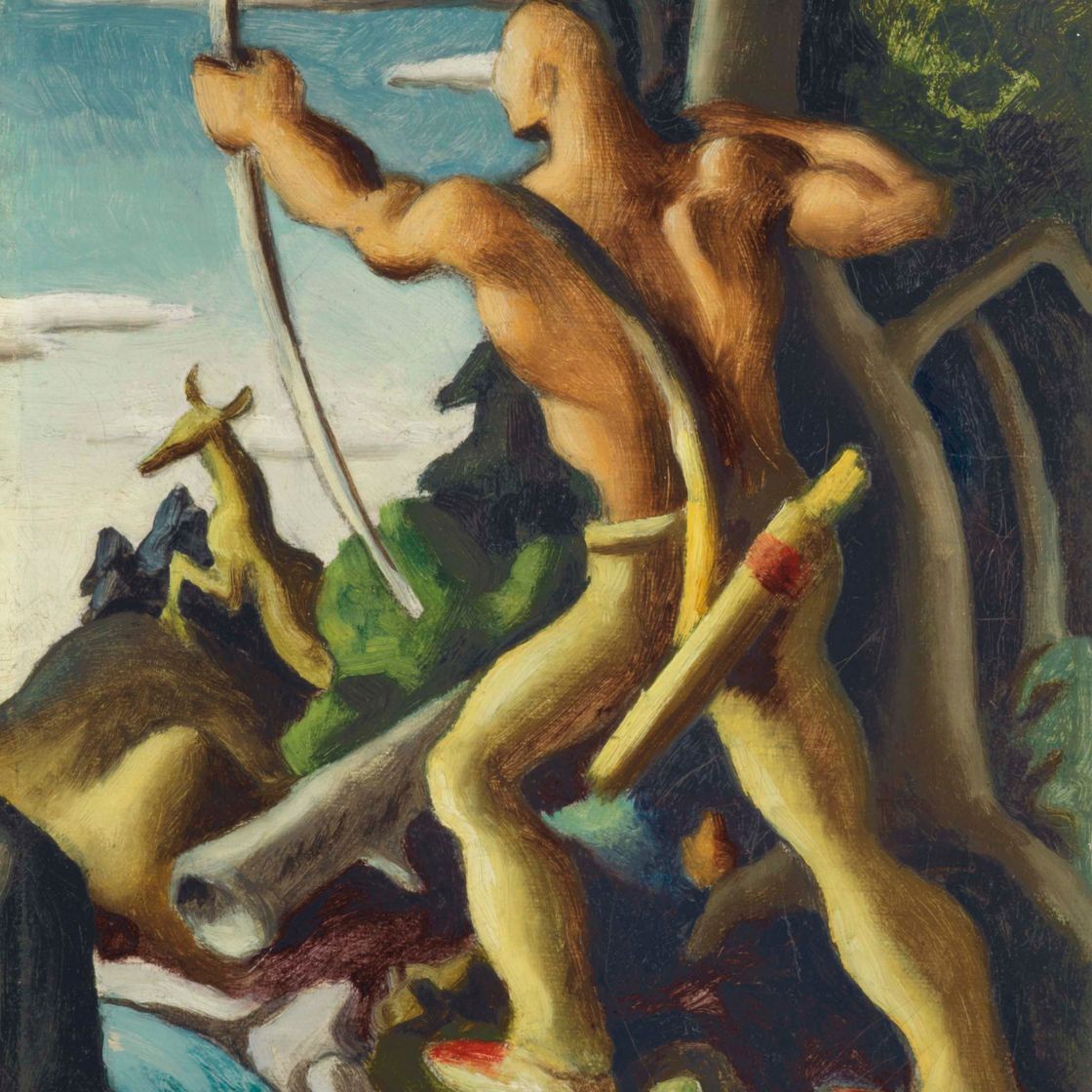 Thomas Hart Benton — Индиец