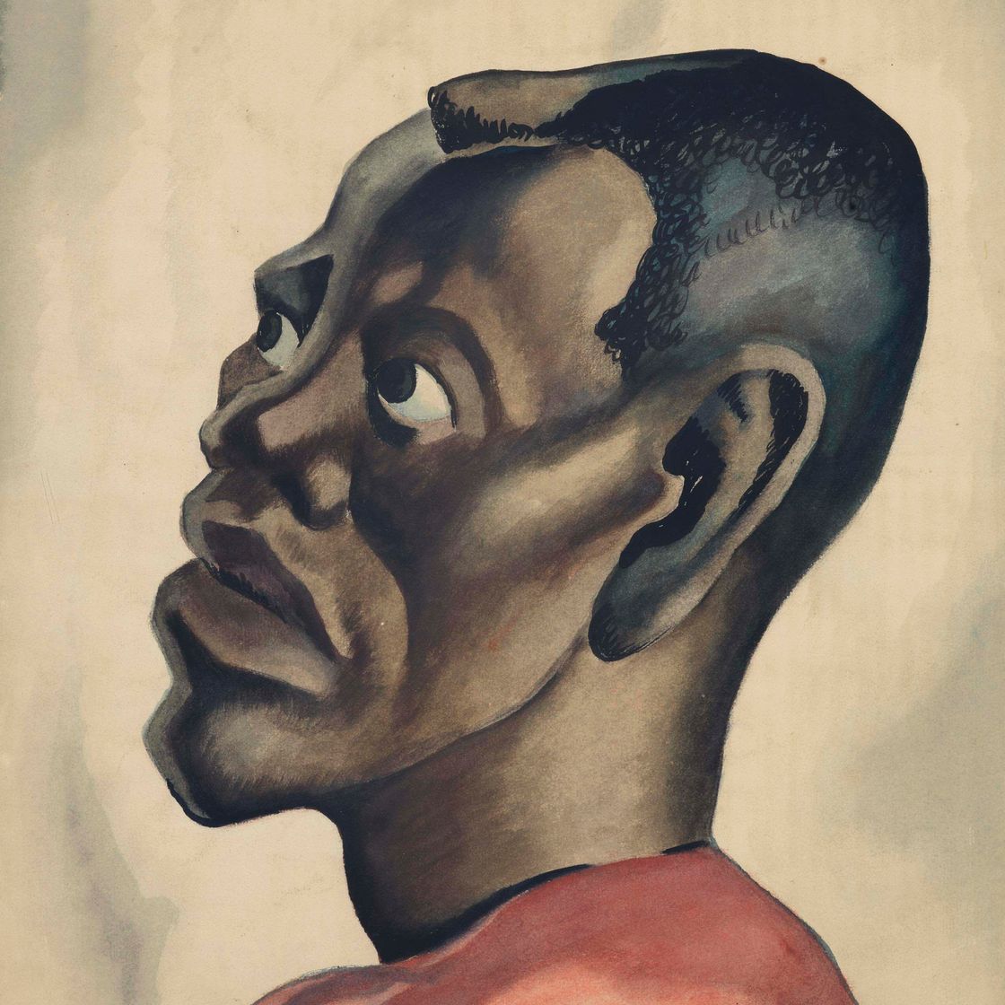 Thomas Hart Benton — Негритянская голова