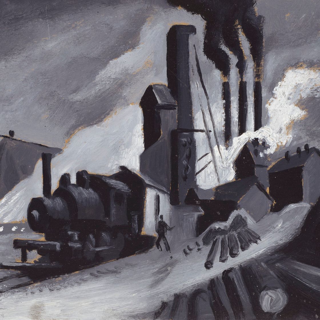 Thomas Hart Benton — Исследование для "Лесопилки", изображение 1