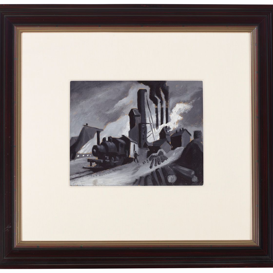 Thomas Hart Benton — Исследование для "Лесопилки", изображение 2