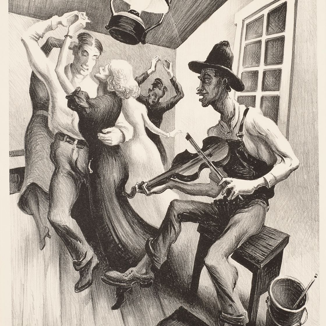 Thomas Hart Benton — У меня есть девушка на горе Саурвуд