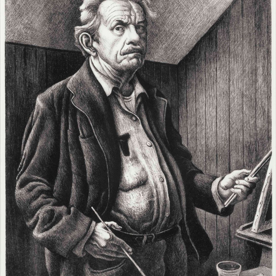 Thomas Hart Benton — Автопортрет