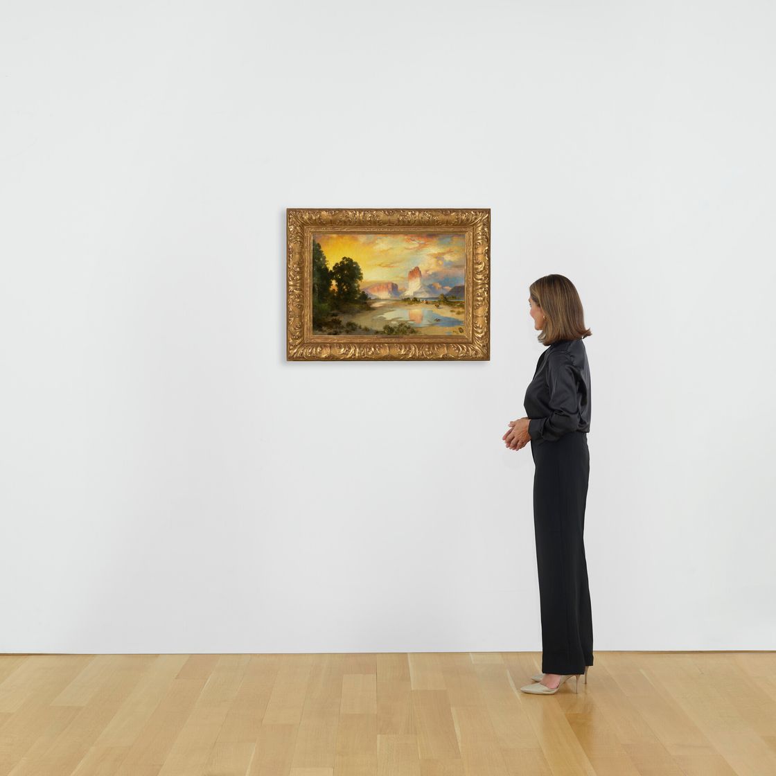 Thomas Moran — Послесвечение, Грин-Ривер, Вайоминг, изображение 5