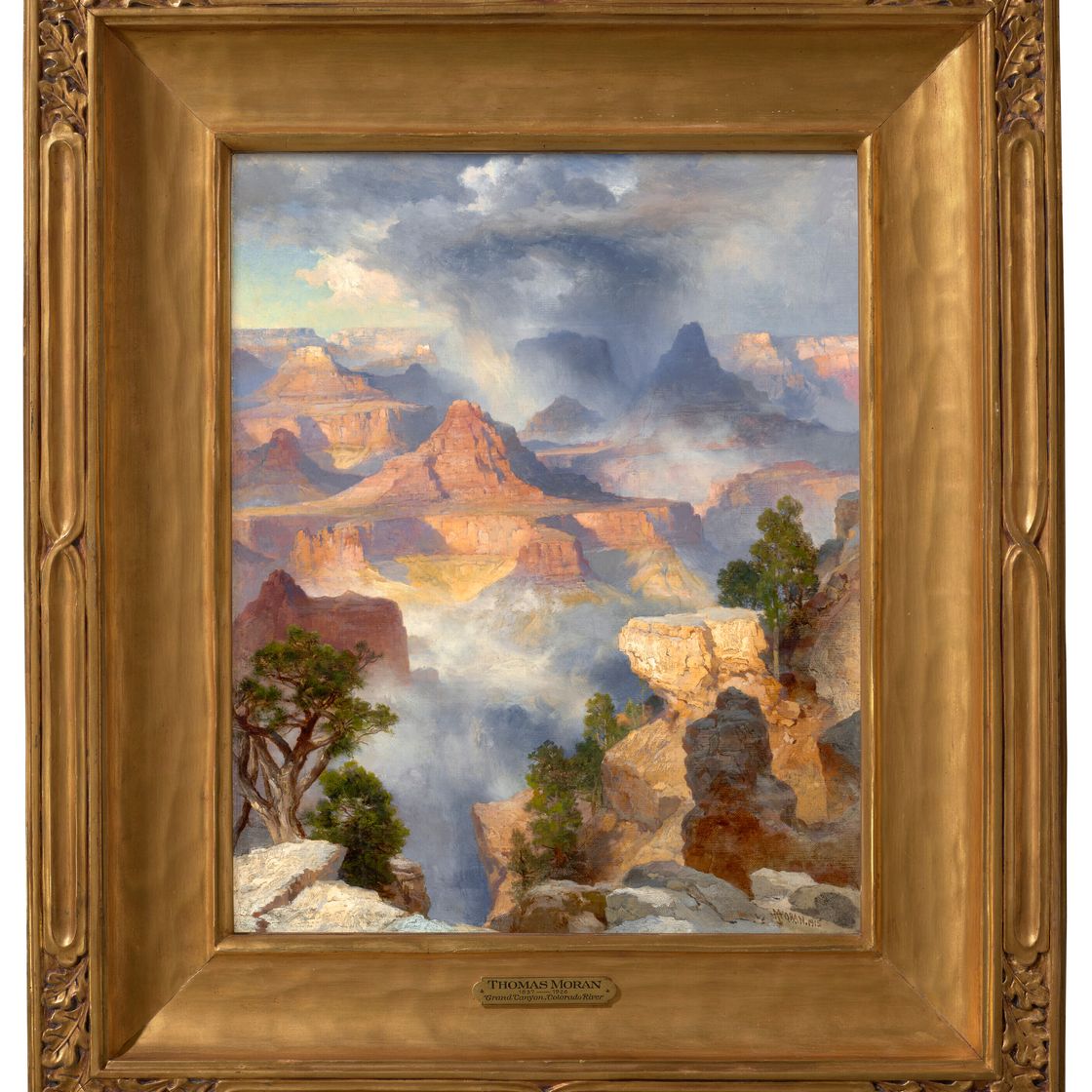 Thomas Moran — Гранд-каньон, река Колорадо, изображение 2