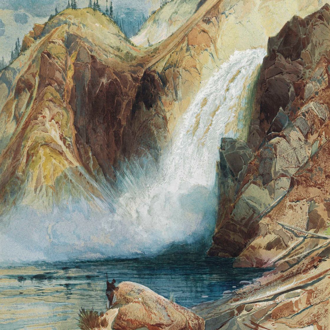 Thomas Moran — Верхние водопады Йеллоустона