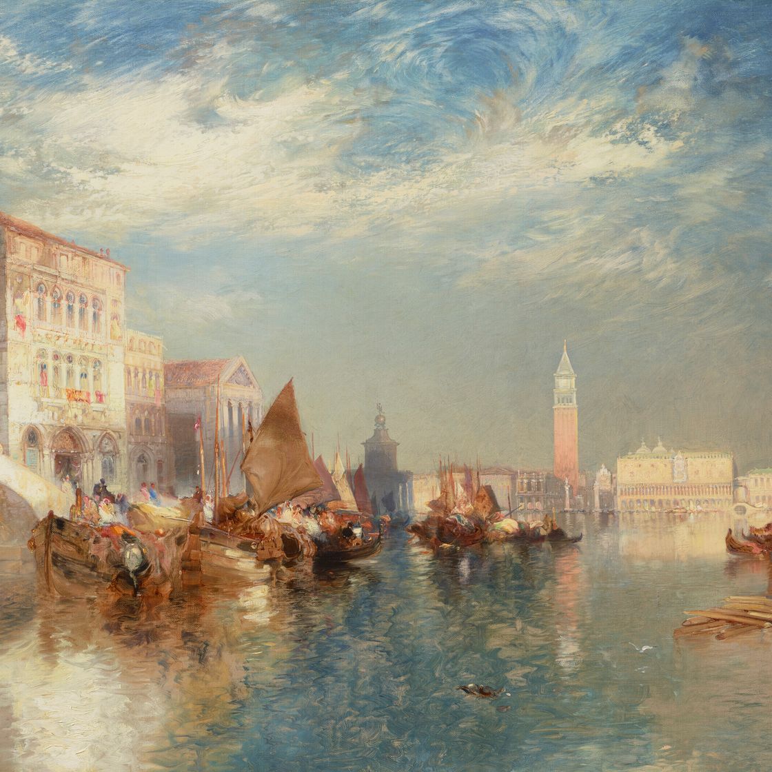 Thomas Moran — Великолепная Венеция, изображение 1