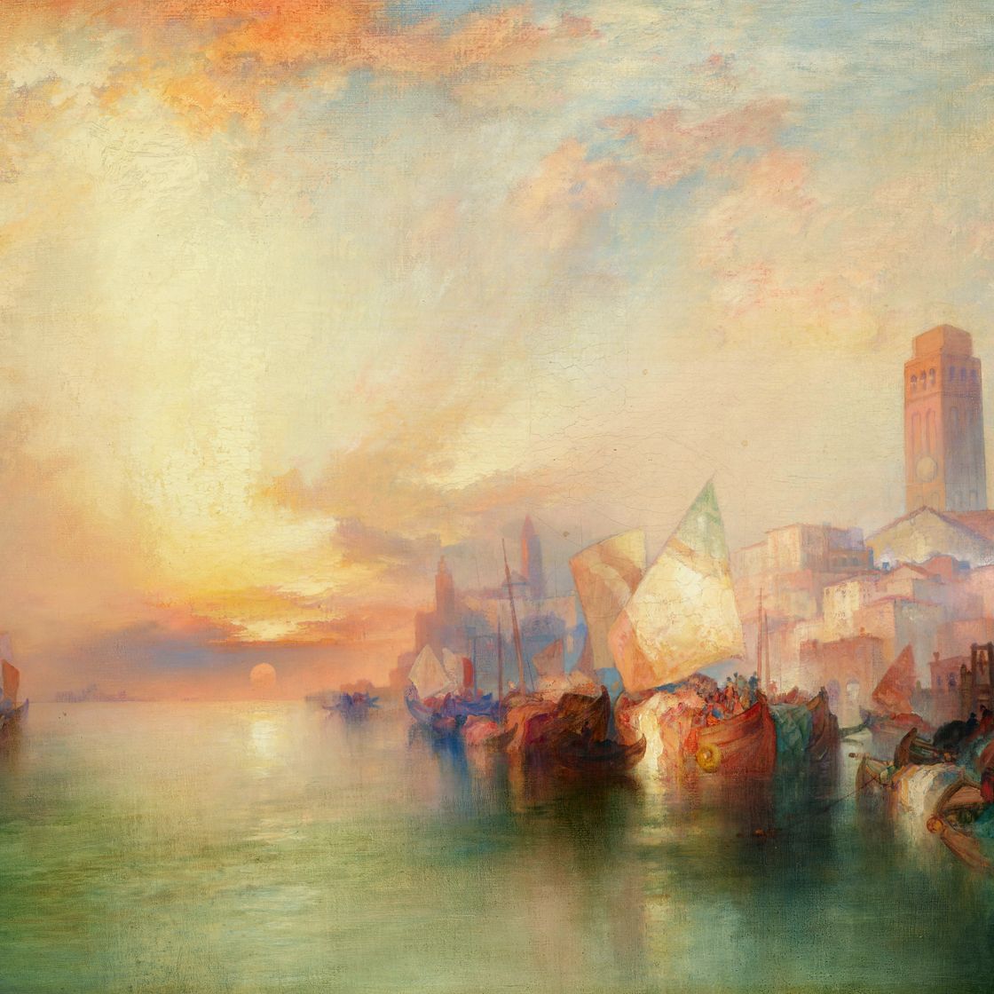 Thomas Moran — Вид на Венецию