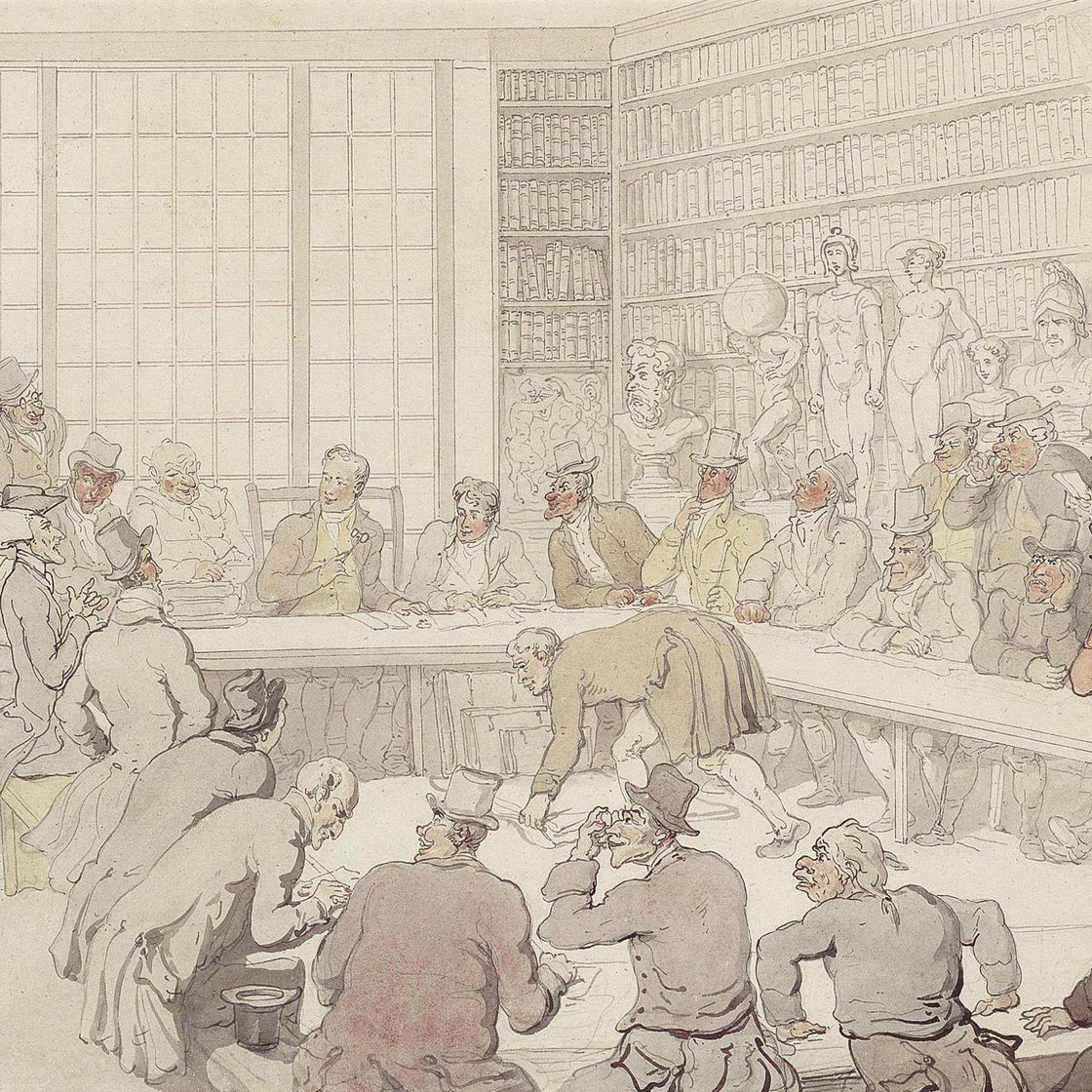 Thomas Rowlandson — Доктор Синтаксис на аукционе