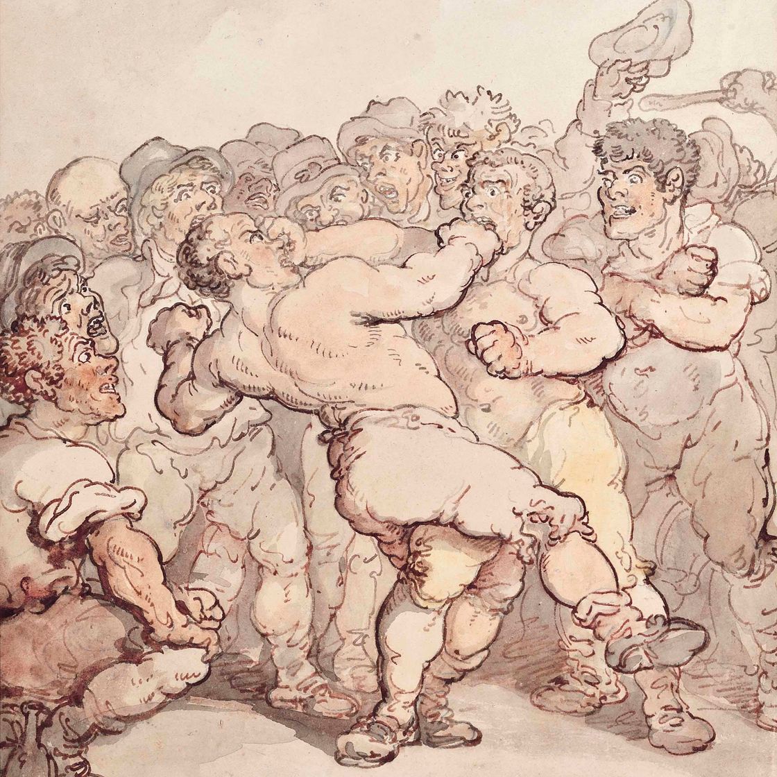 Thomas Rowlandson — Профессиональные бойцы