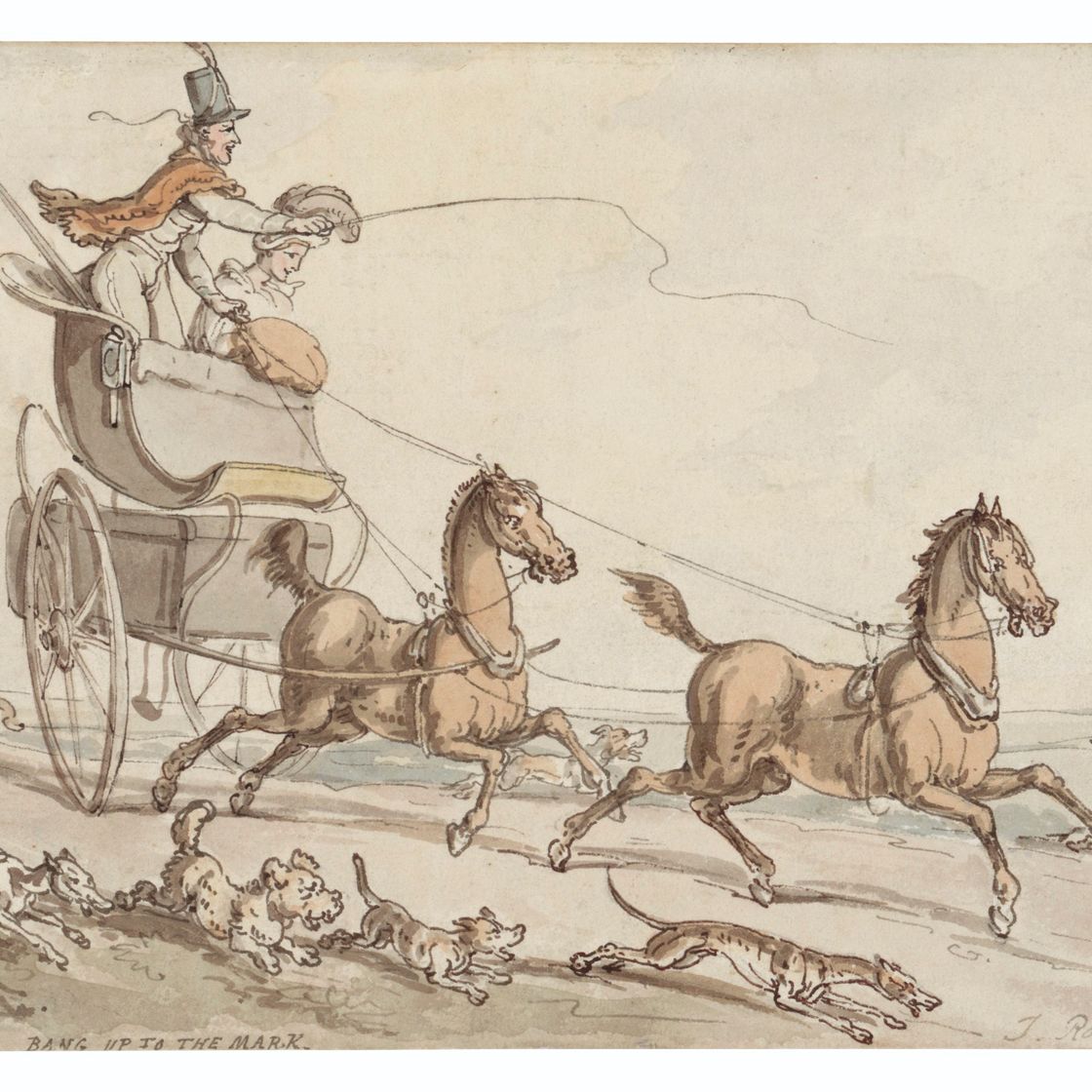 Thomas Rowlandson — Капитан Скэндер, действуйте на высоте