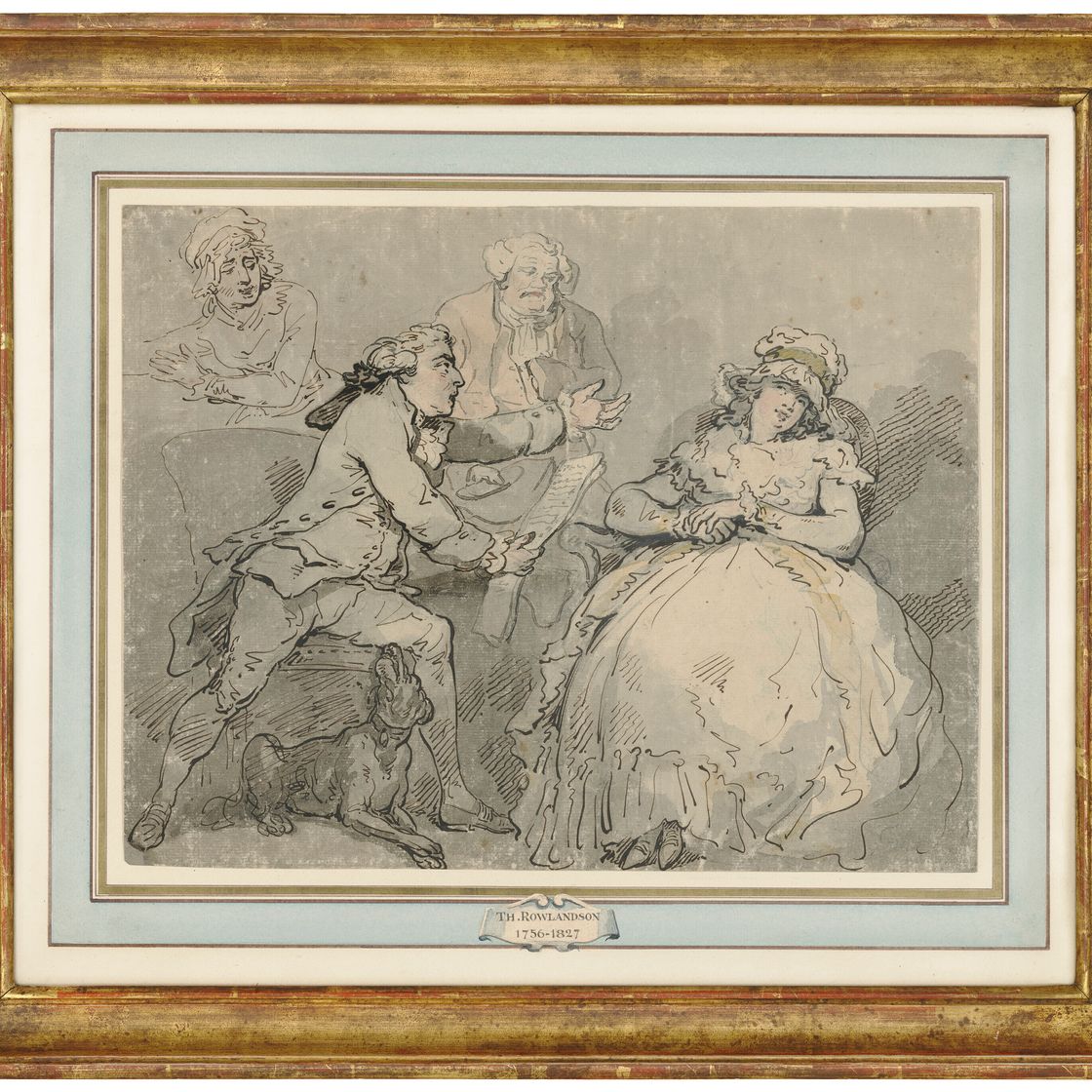 Thomas Rowlandson — Разъяренный муж и экстравагантная жена, изображение 3