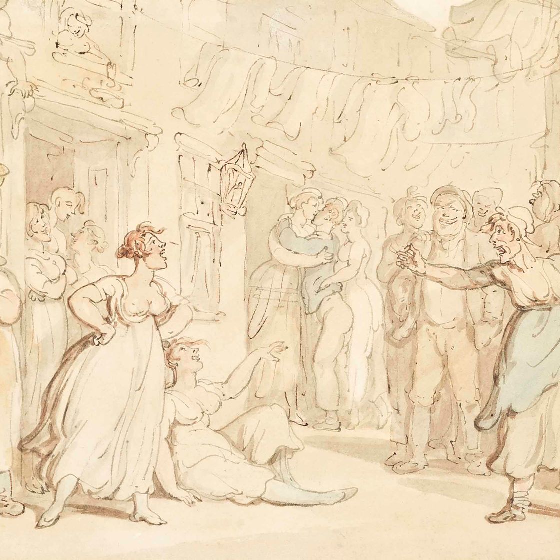 Thomas Rowlandson — Аллея сковородок