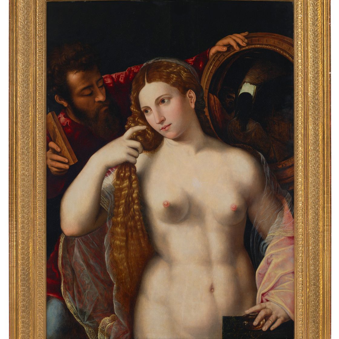 Titian — Дама с зеркалом