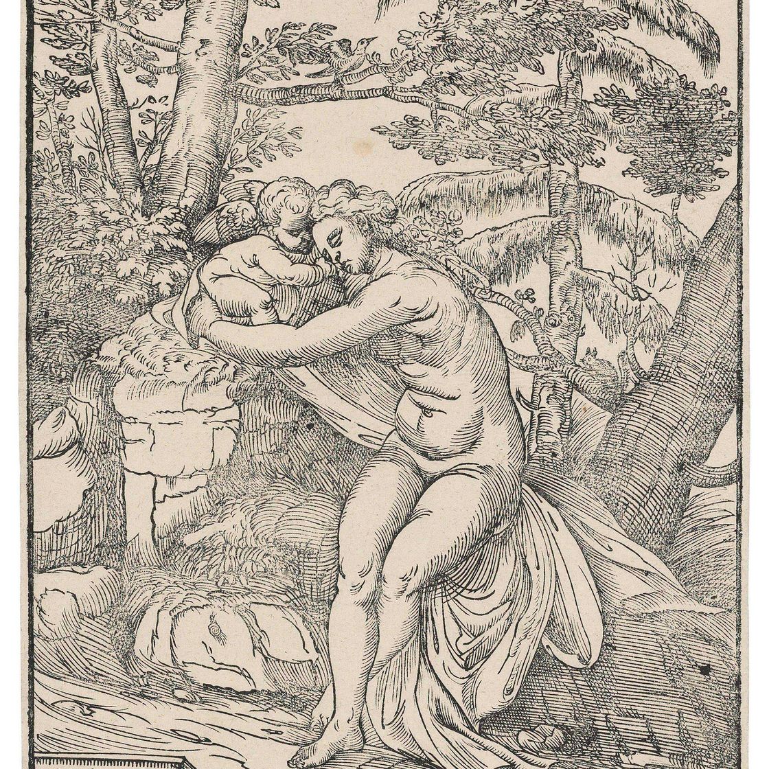 Titian — Венера и Купидон