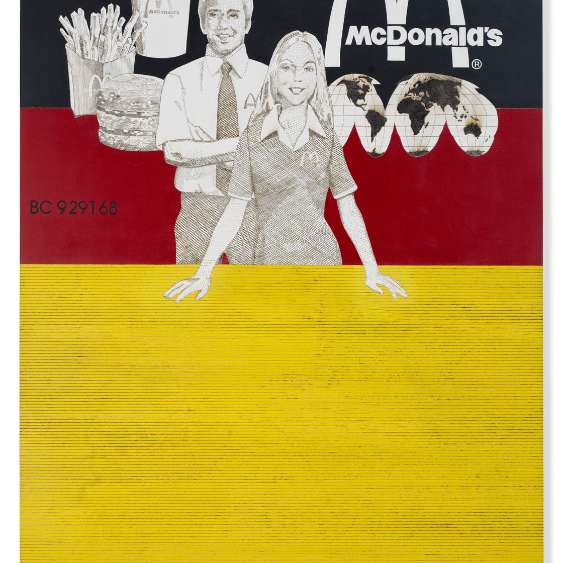 Tom Sachs — Сертификат на акцию McDonald's (увеличенная версия)