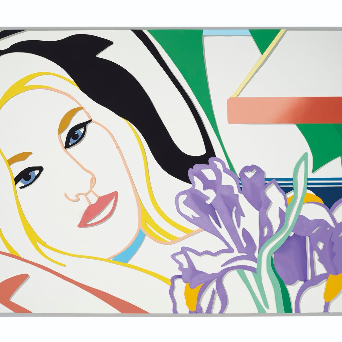 Tom Wesselmann — Блондинка в спальне с радужкой, изображение 1