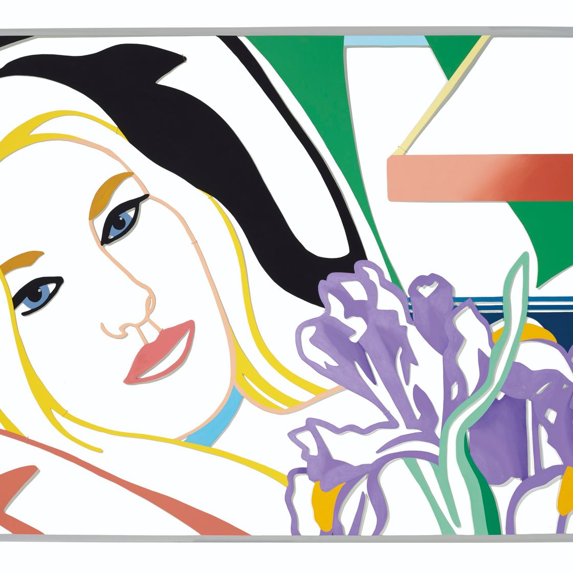 Tom Wesselmann — Блондинка в спальне с радужкой, изображение 2