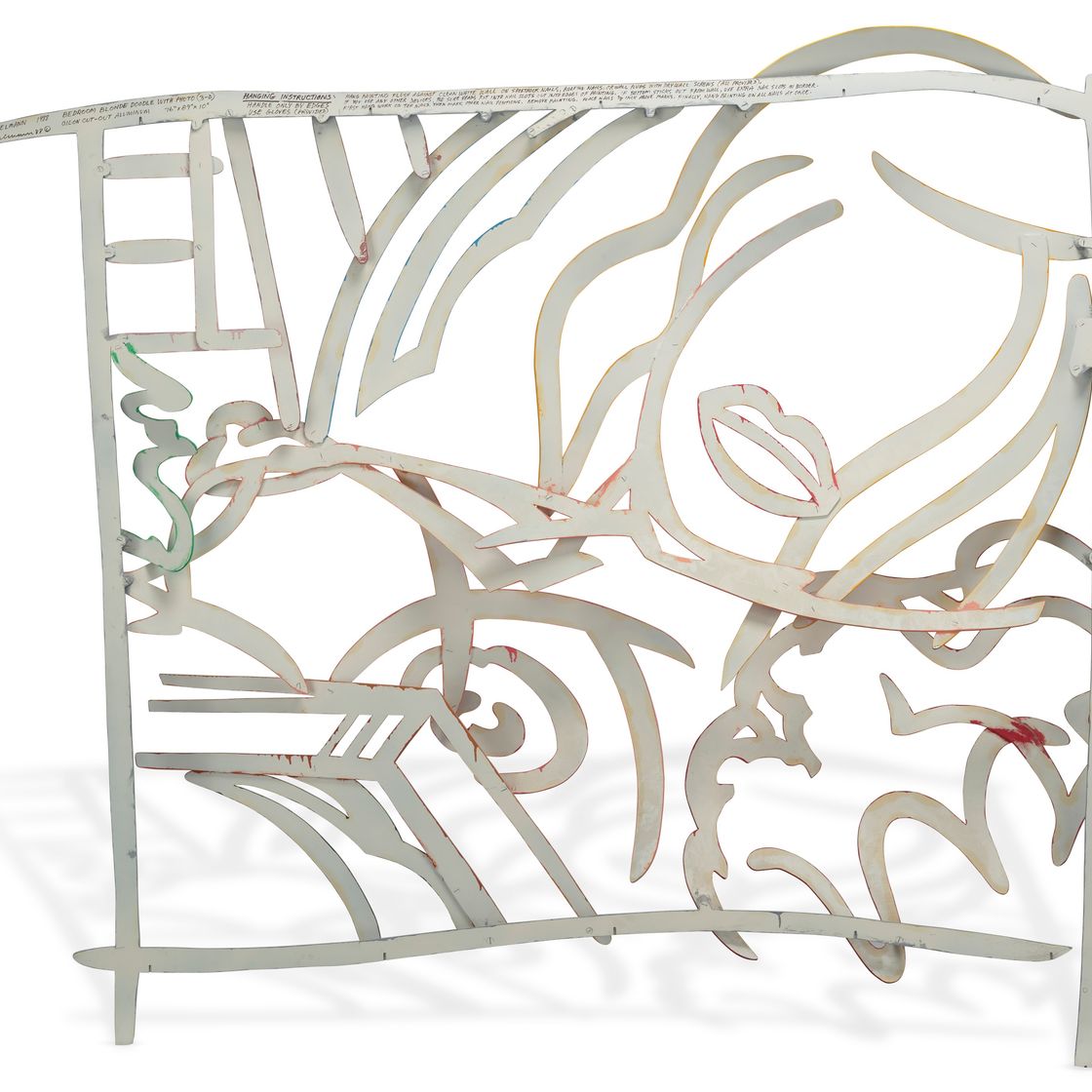 Tom Wesselmann — Рисунок блондинки в спальне с фотографией (3-D), изображение 2