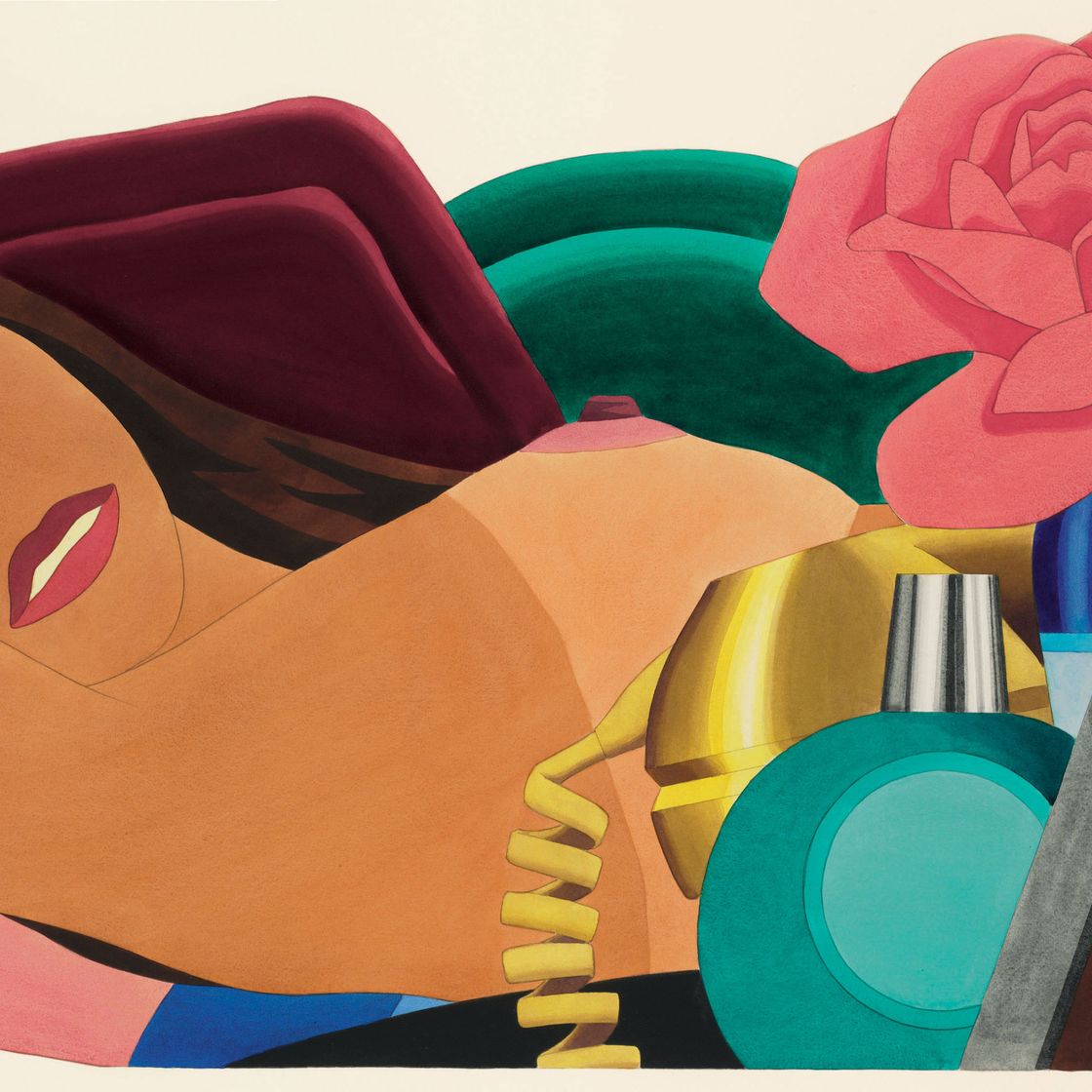 Tom Wesselmann — Большой этюд для литографии обнаженной натуры