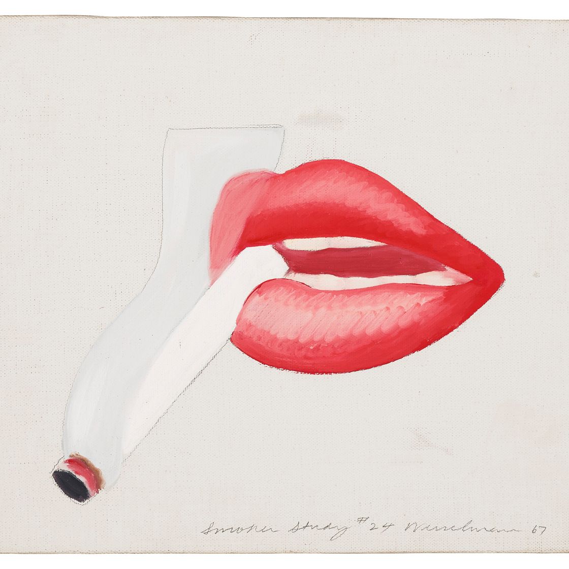 Tom Wesselmann — Исследование курильщиков №24, изображение 1