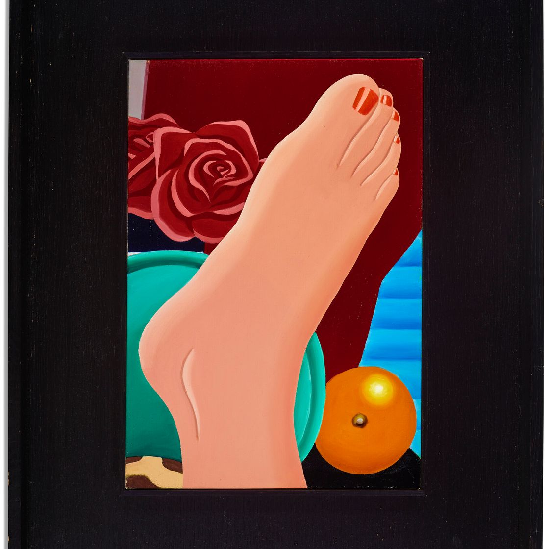Tom Wesselmann — Кабинет для спальни из плексигласа с ножкой и драпировкой, изображение 2