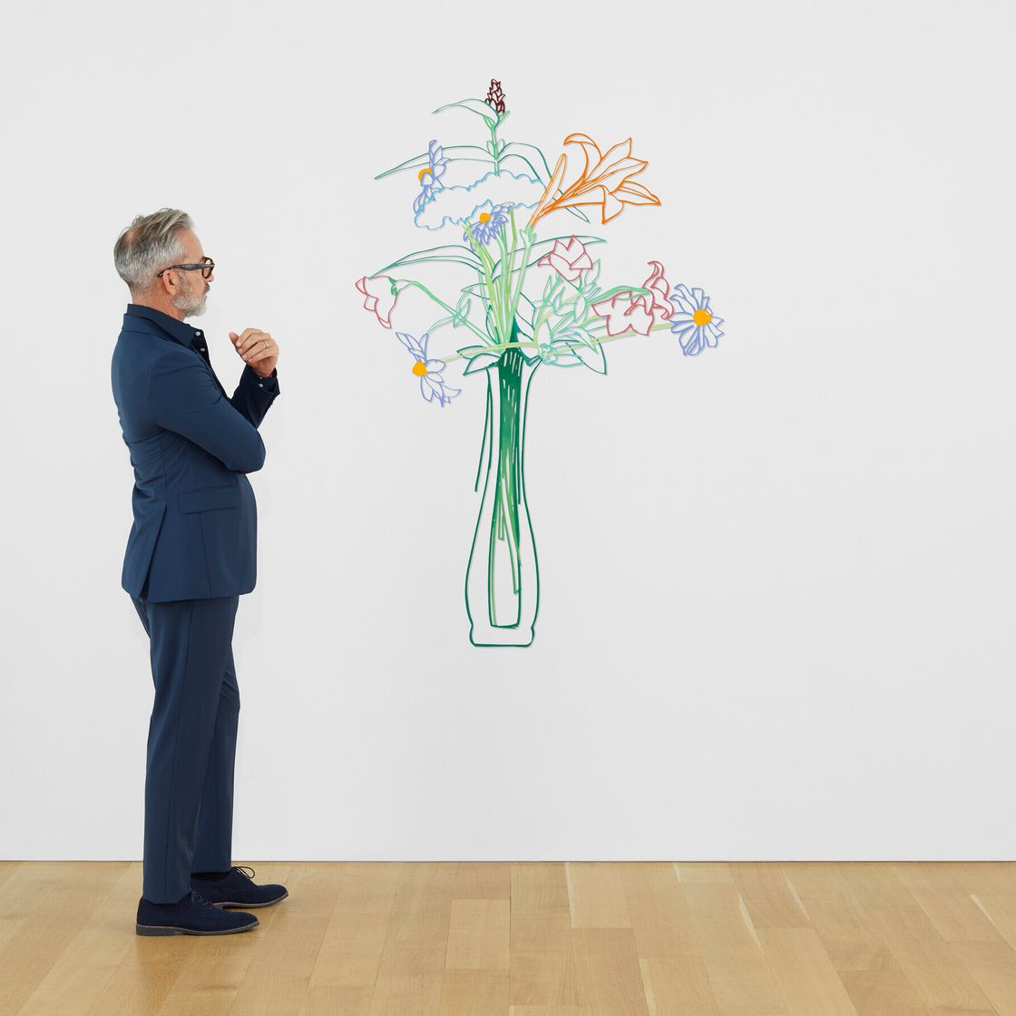 Tom Wesselmann — Букет полевых цветов (в высокой вазе) (Маленький) (Вариант №1), изображение 2