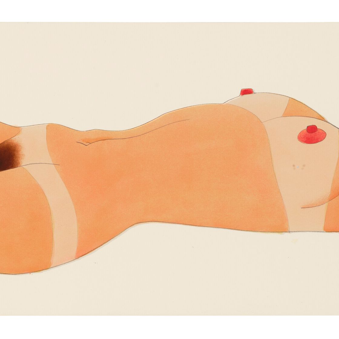 Tom Wesselmann — Обнаженная в чулках, изображение 1