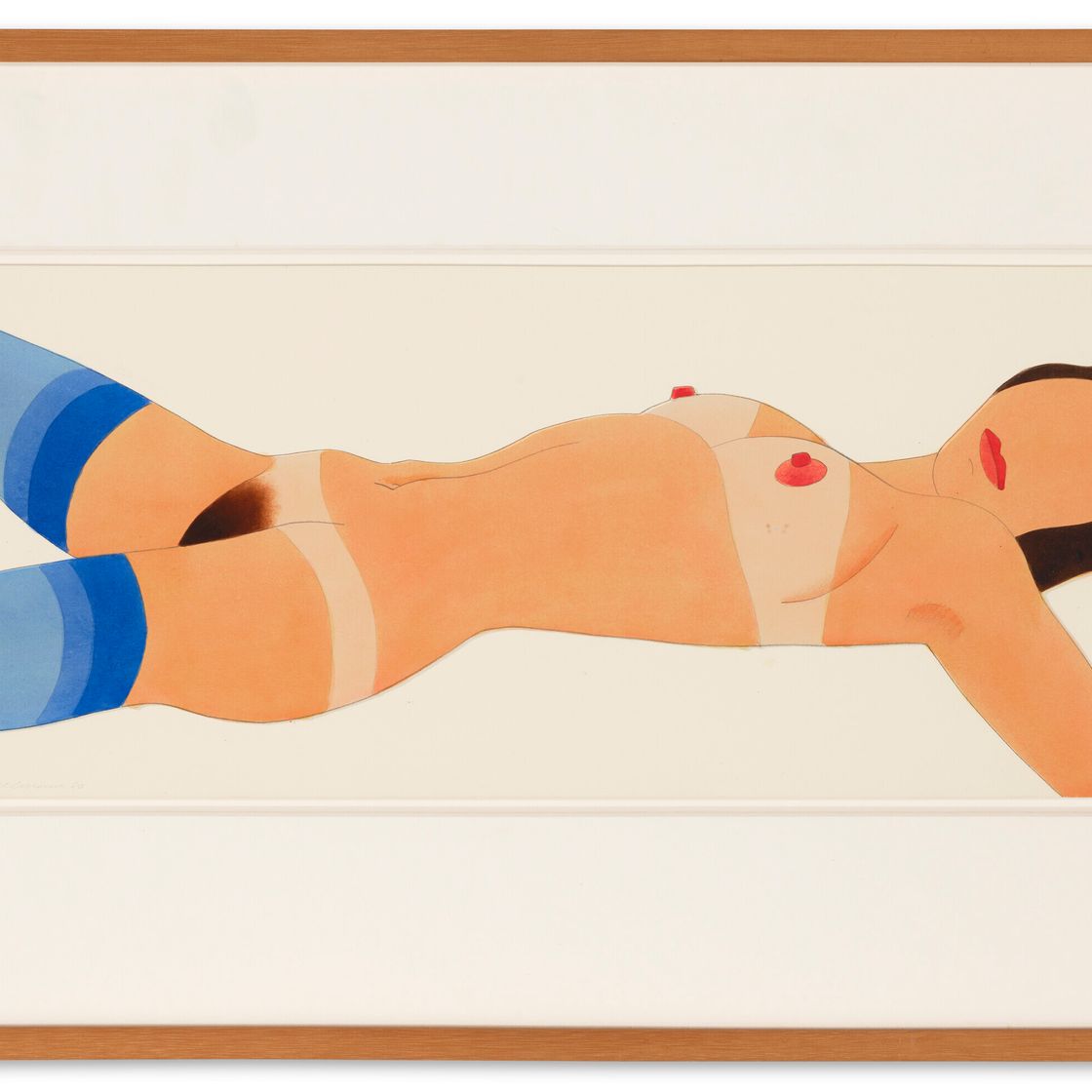 Tom Wesselmann — Обнаженная в чулках, изображение 2