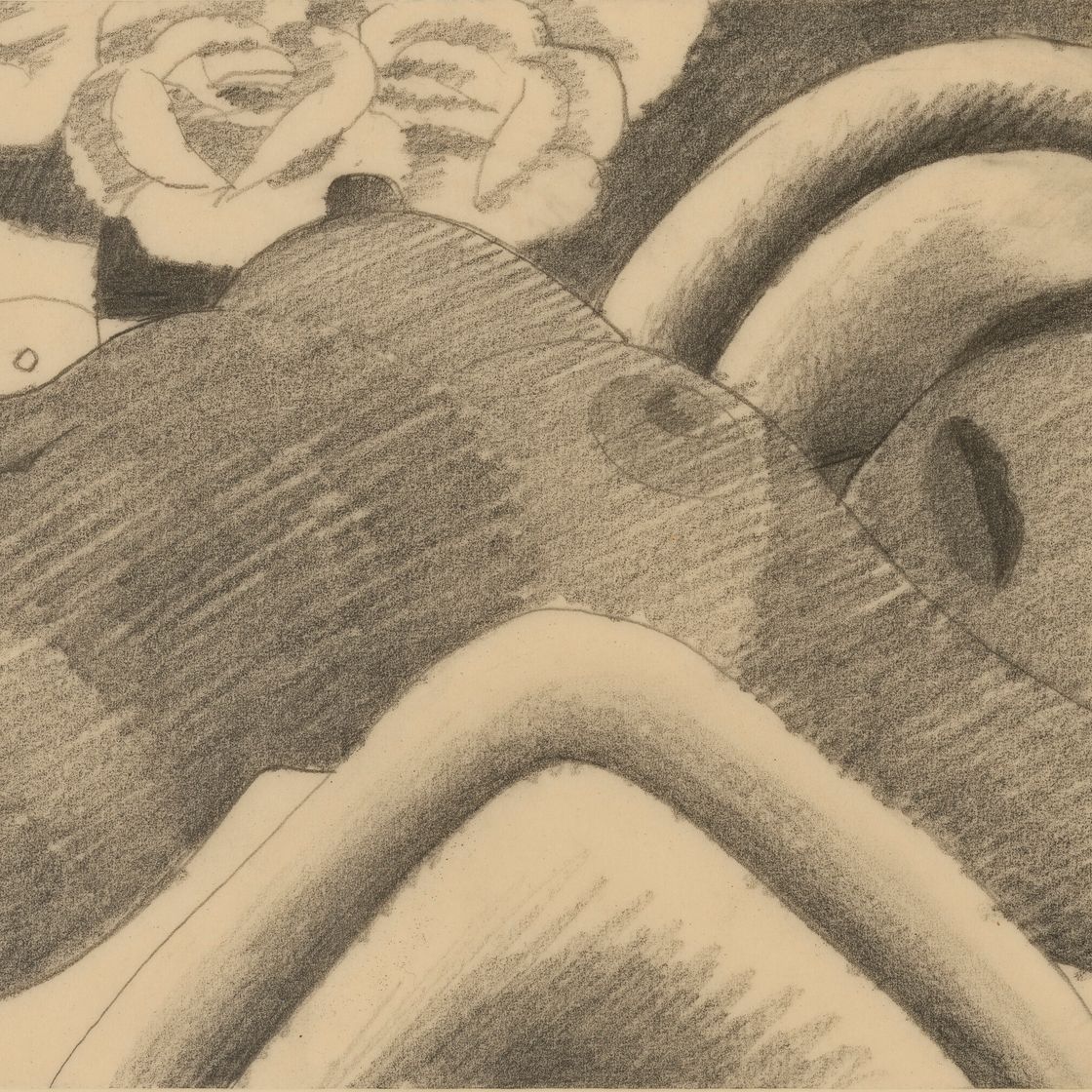 Tom Wesselmann — Рисунок для большой коричневой обнаженной натуры, изображение 1