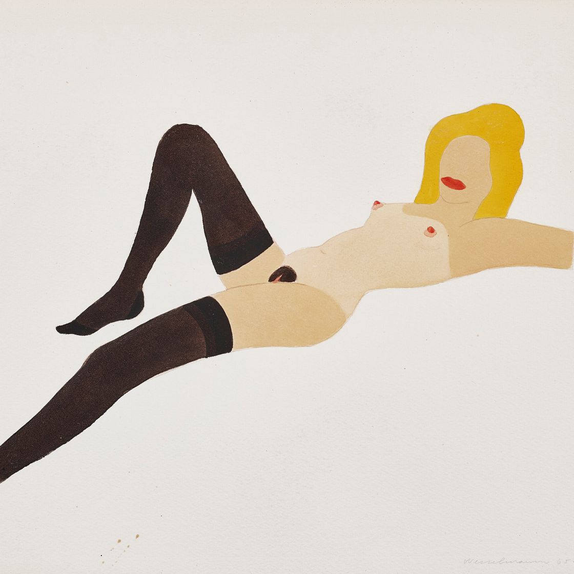 Tom Wesselmann — Рельефный обнаженный цвет №1, изображение 1