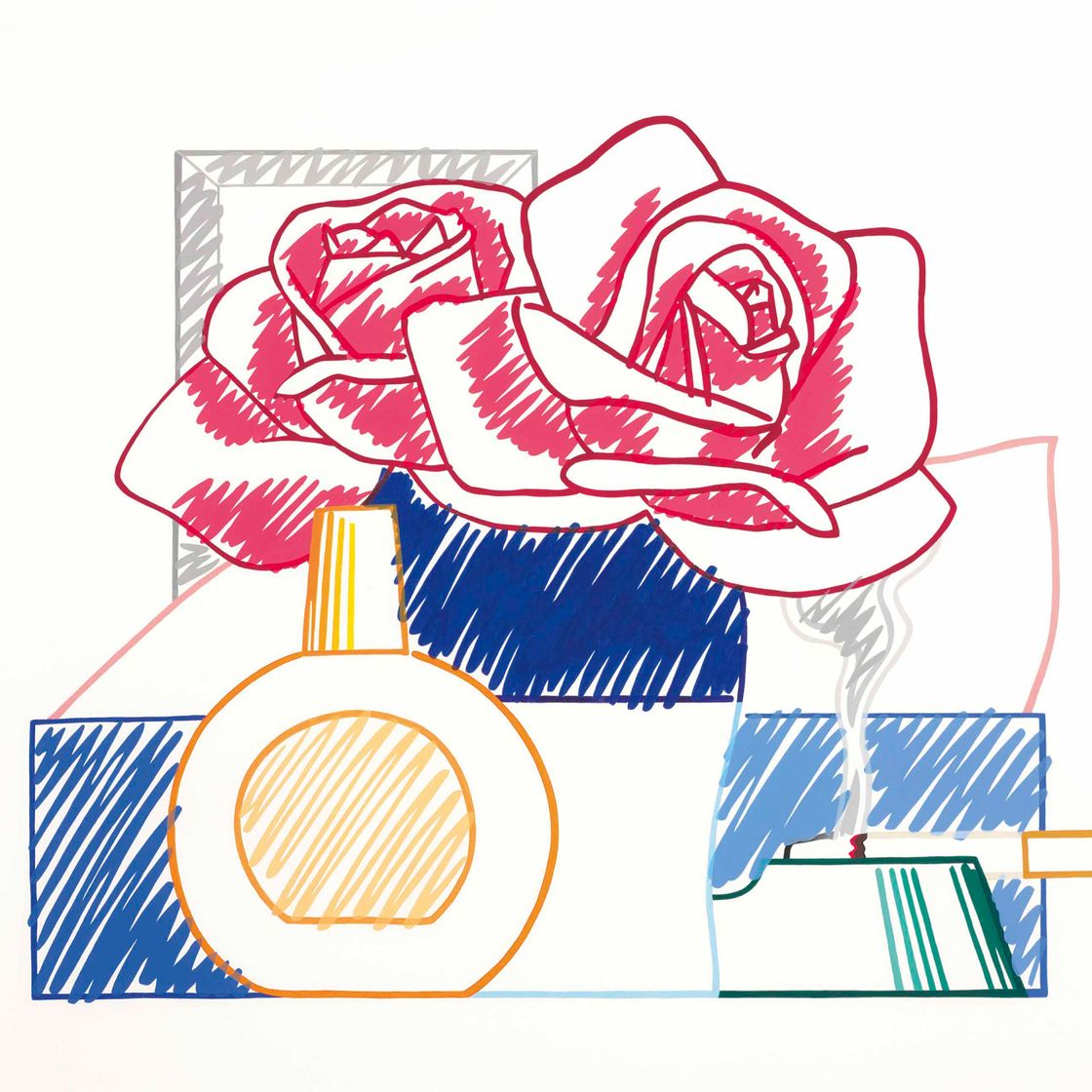 Tom Wesselmann — Эскизный вариант натюрморта №58