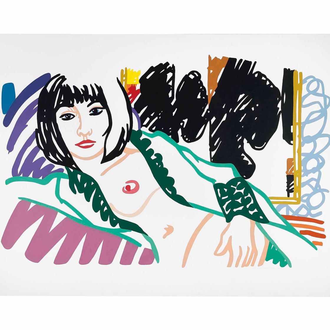 Tom Wesselmann — Моника в халате с Мазервеллом