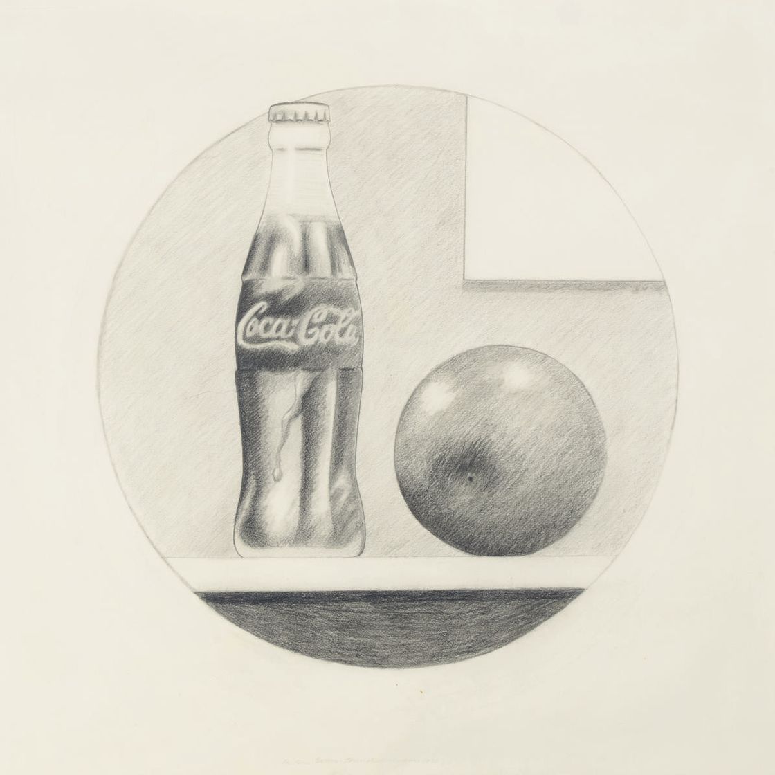 Tom Wesselmann — Рисунок для: 3D-рисунка 1964 года, Кока-кола и апельсин