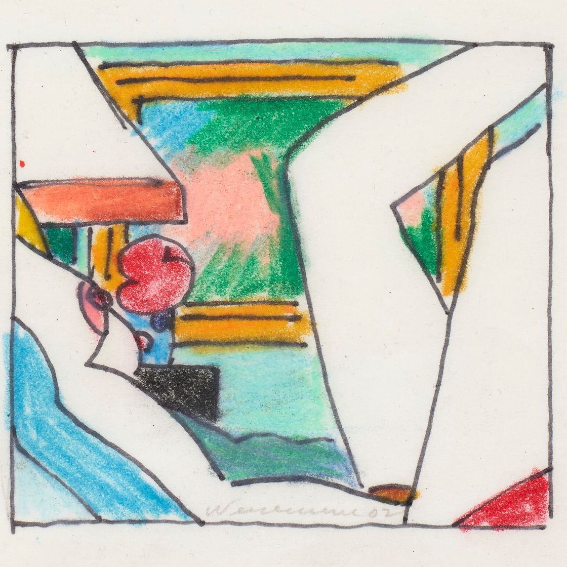 Tom Wesselmann — Этюд для обнаженной натуры с рисунком