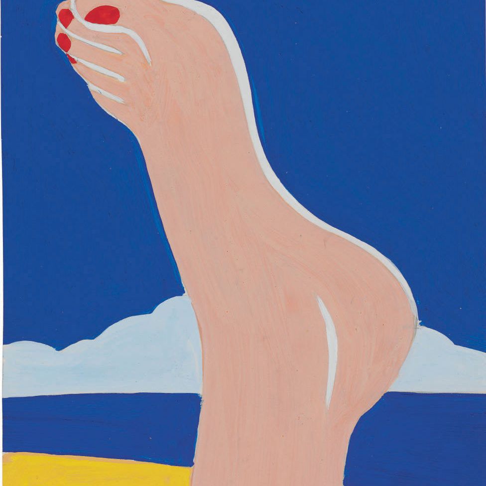 Tom Wesselmann — Этюд для ног с морским пейзажем